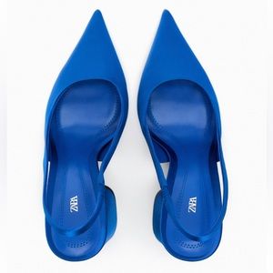 Block Heel Slingback Shoes